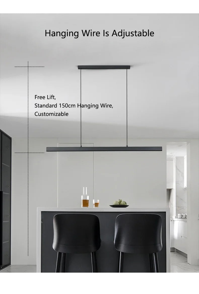 Minimalistyczna Lampa Wisząca Nordic Horizon