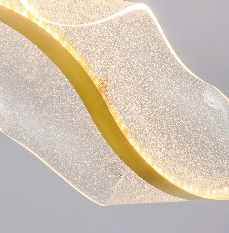 Żyrandol LED Ocean Wave – Nowoczesna Linia