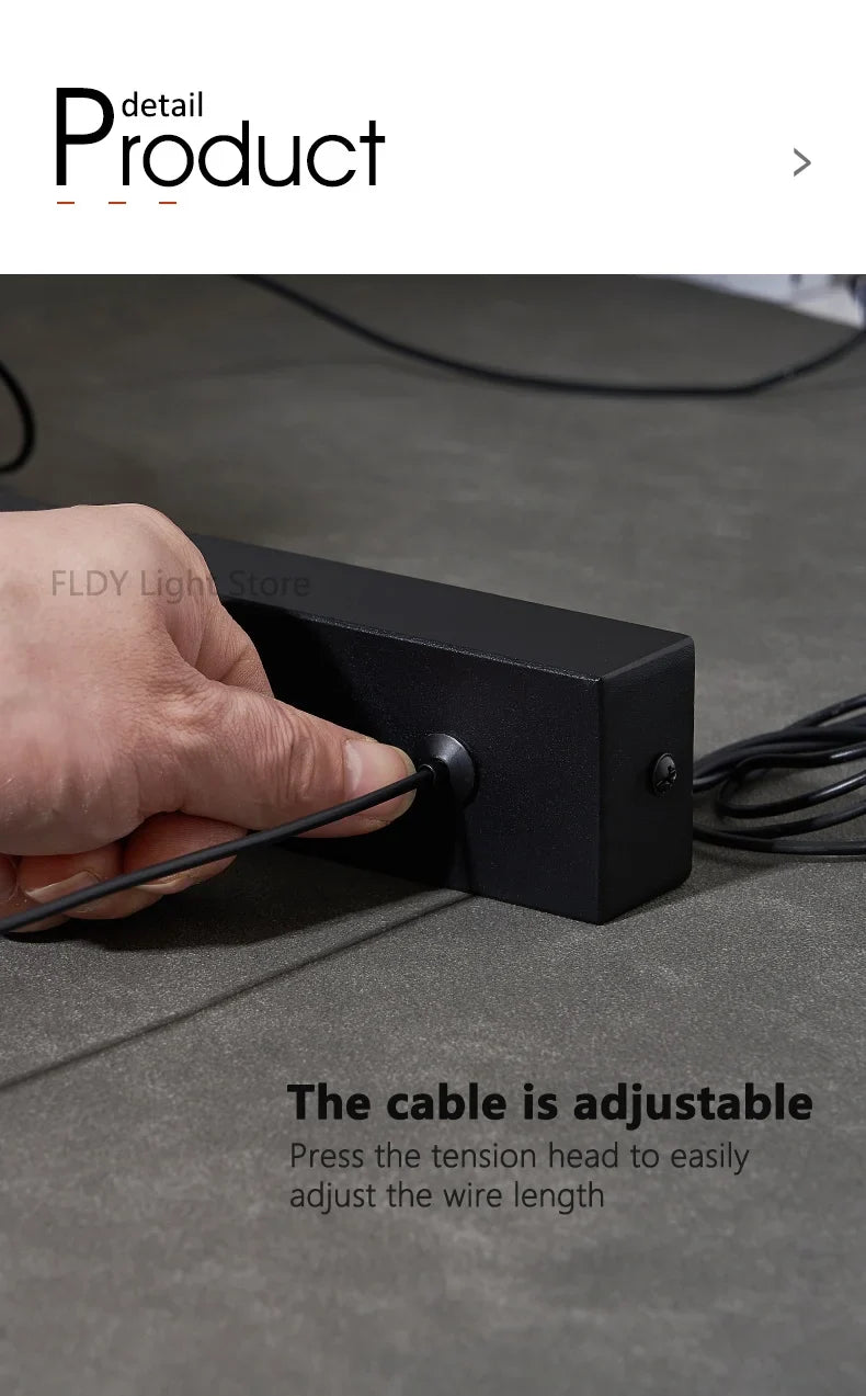 Minimalistyczna Lampa Wisząca Nordic Horizon