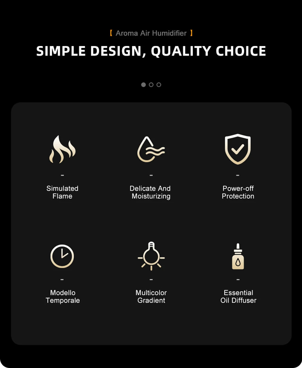 Nawilżacz powietrza -wulkan