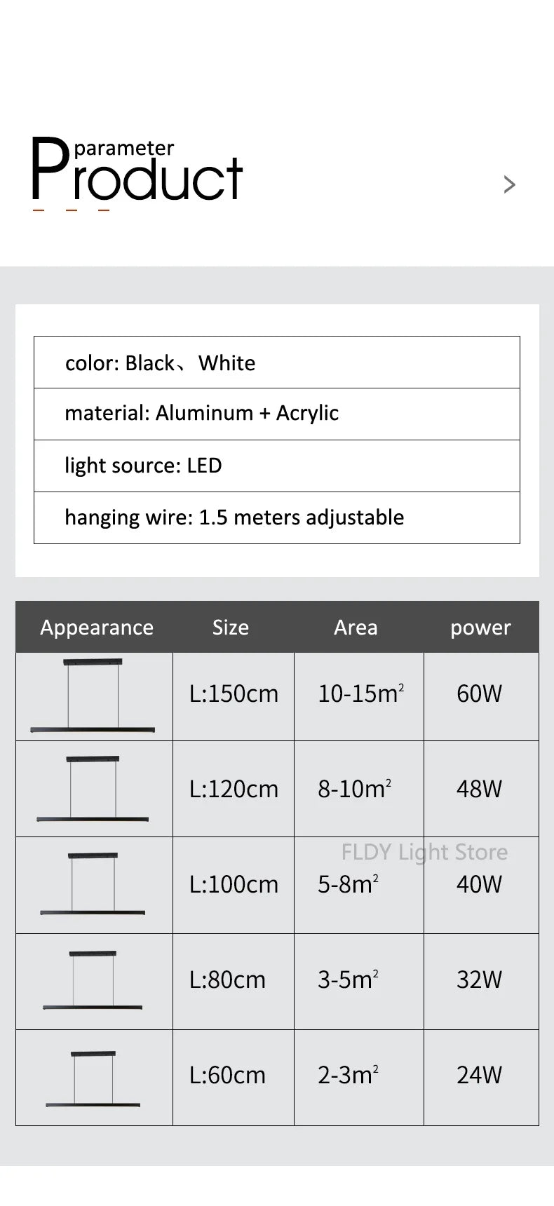 Minimalistyczna Lampa Wisząca Nordic Horizon