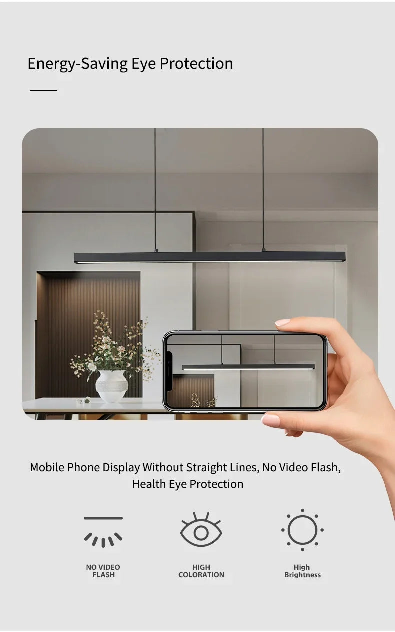 Minimalistyczna Lampa Wisząca Nordic Horizon