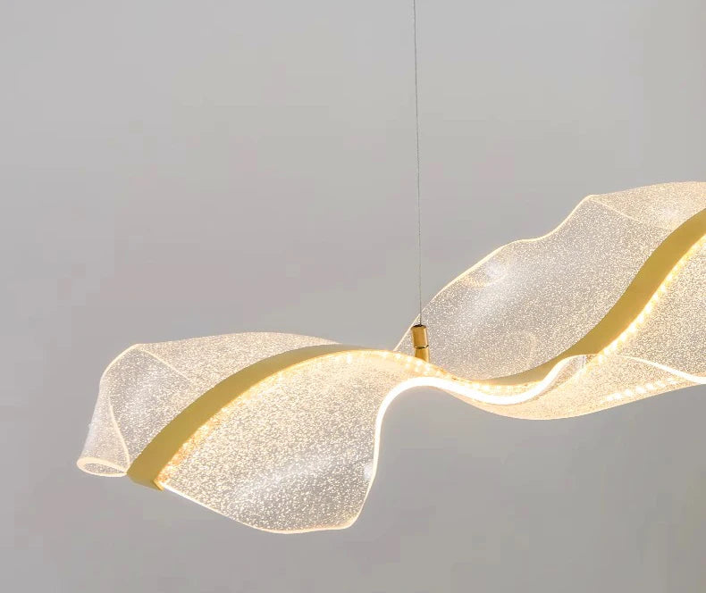 Żyrandol LED Ocean Wave – Nowoczesna Linia